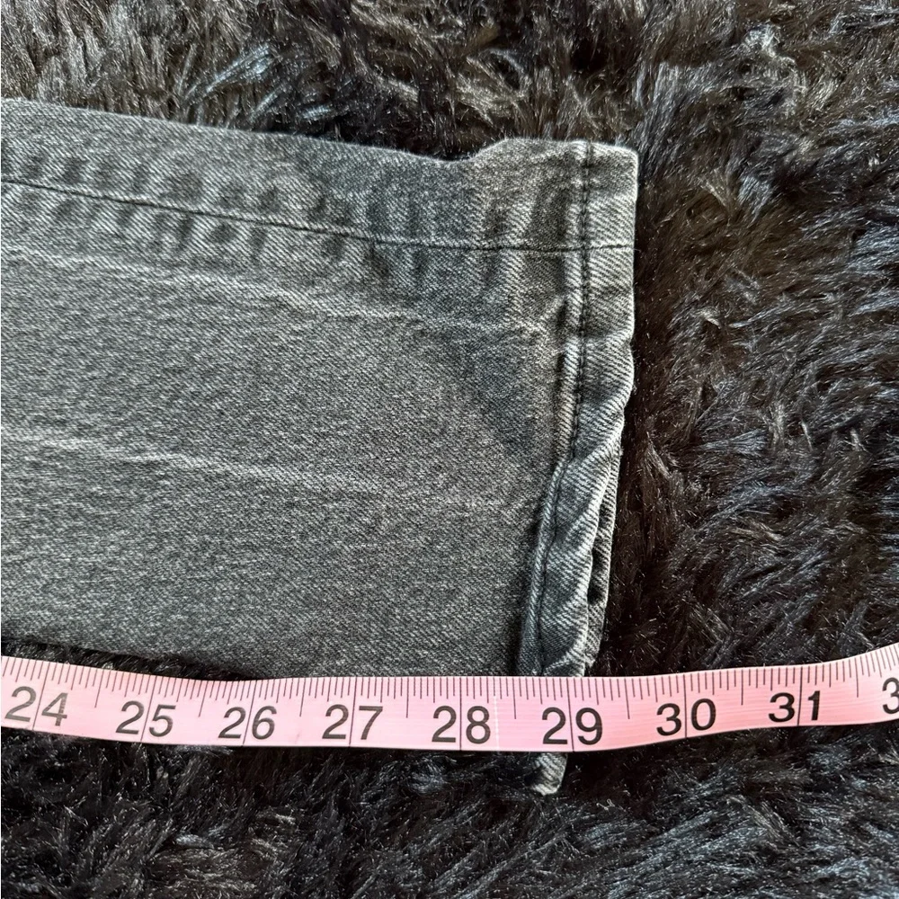 Zara Women's Black/Gray Straight Leg Jeans - Picture 6 of 6